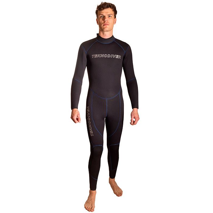 Teknodiver 7mm Ocean Active Våddragt - Herre - Sort/Blå